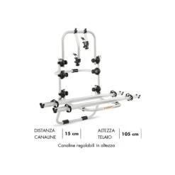 Portabici Posteriore Fabbri BICI OK 2 VAN Per 2 Bici