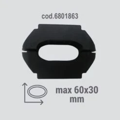 Accessorio Per Portasci Fabbri ADATTATORE PER BARRE - 6x3 CM