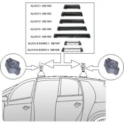 Accessorio Per Portasci Fabbri ALUSKI - SUPPORT / RIALZO -Bici Sconto accessorio per portasci fabbri aluski support rialzo 2