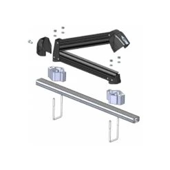 Accessorio Per Portasci Fabbri ALUSKI - SUPPORT / RIALZO -Bici Sconto accessorio per portasci fabbri aluski support rialzo 3