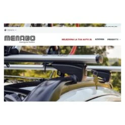 Barra Portatutto MENABO' Lince Silver -Bici Sconto barra portatutto menabo lince silver 2