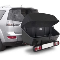 Baule Box Per Gancio Traino Universale MENABO' NEKKAR DARK -Bici Sconto baule box per gancio traino universale menabo nekkar dark 1