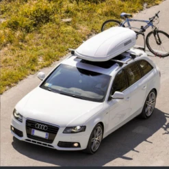 Baule Da Tetto MENABO' Mania 460 Litri Bianco -Bici Sconto baule da tetto menabo mania 460 bianco 2