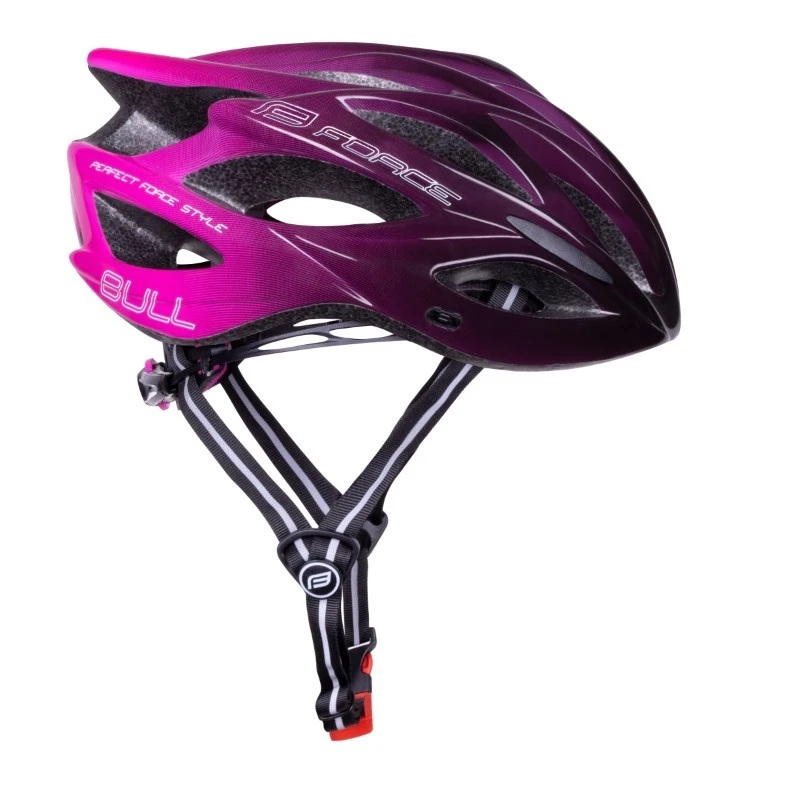 Casco Bici MTb E Corsa Force Bull HUE Nero Rosa 4 Casco Bici MTb E Corsa Force Bull HUE Nero Rosa - immagine 2