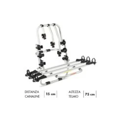 Portabici Posteriore Fabbri BICI OK MTB 3 Bici 75