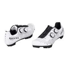 Scarpe Per MTB Gravel FORCE REVOLT Carbon White